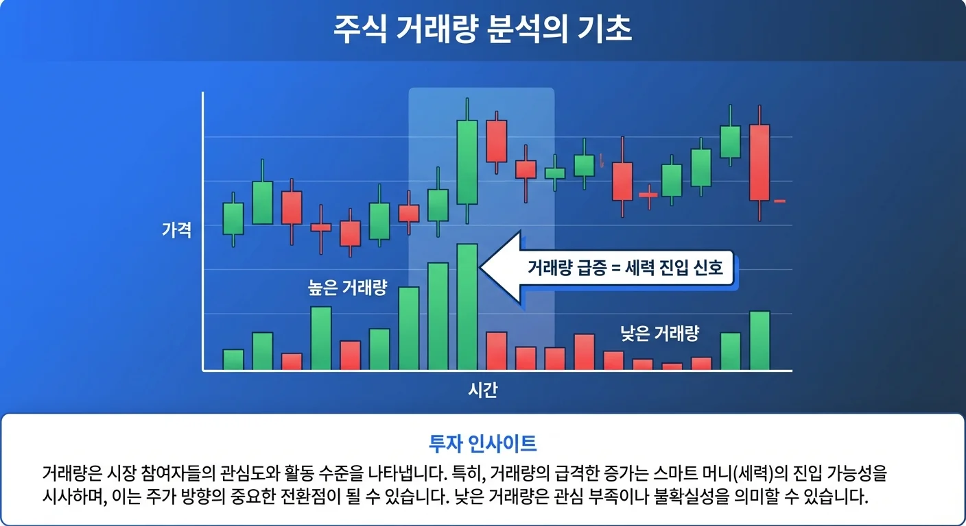 거래량 급증 세력 진입 신호 인포그래픽