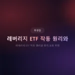 ⚡ 레버리지 ETF 작동 원리와 장기 보유 위험: 3배 수익이 원금 손실이 되는 이유